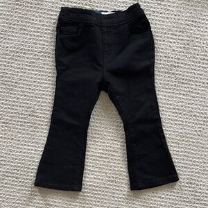Kids Black Flared Pants